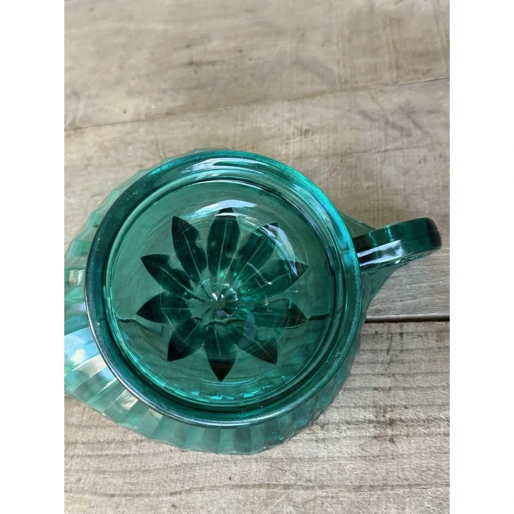 Vintage Jeanette Glass - Ultramarine Pattern Juicer, Depression Glass Juicer